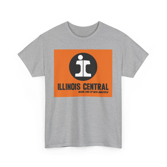Illinois Central Main Line Mid-America Railroad Logo Train T-Shirt