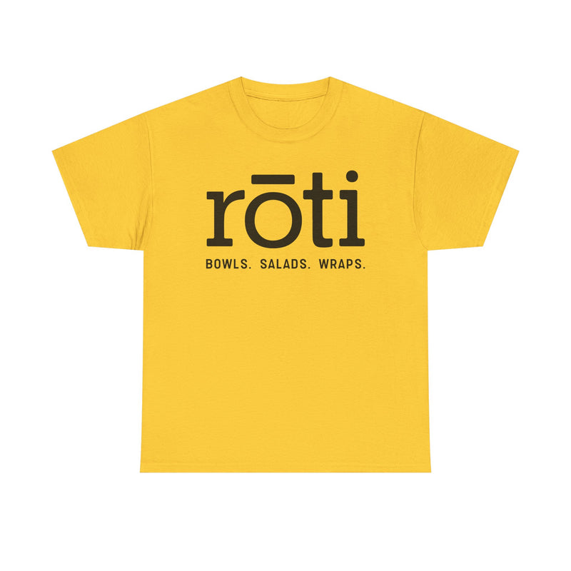 Load image into Gallery viewer, Roti Modern Mediterranean T-Shirt Defunct Restaurant Bankrupt Logo Tee
