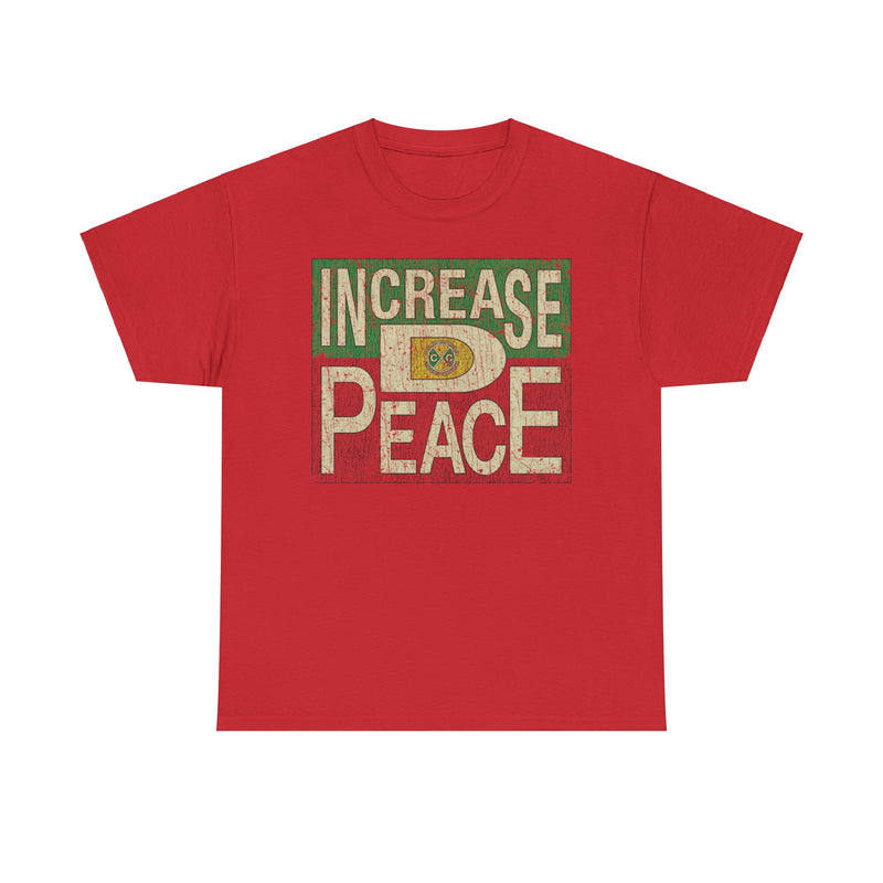 Load image into Gallery viewer, Increase D Peace 1992 Political Logo T-shirt
