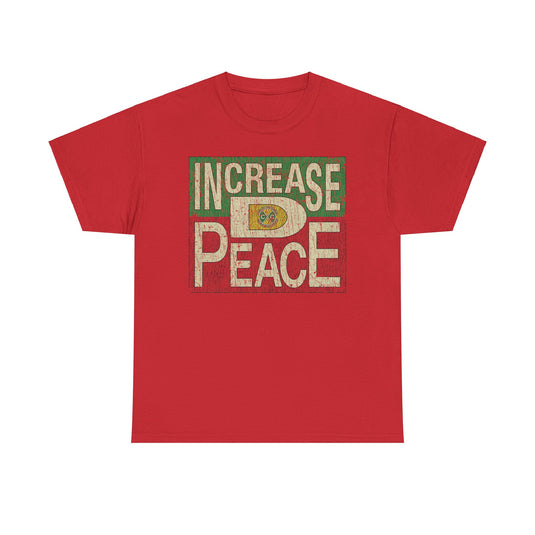 Increase D Peace 1992 Political Logo T-shirt