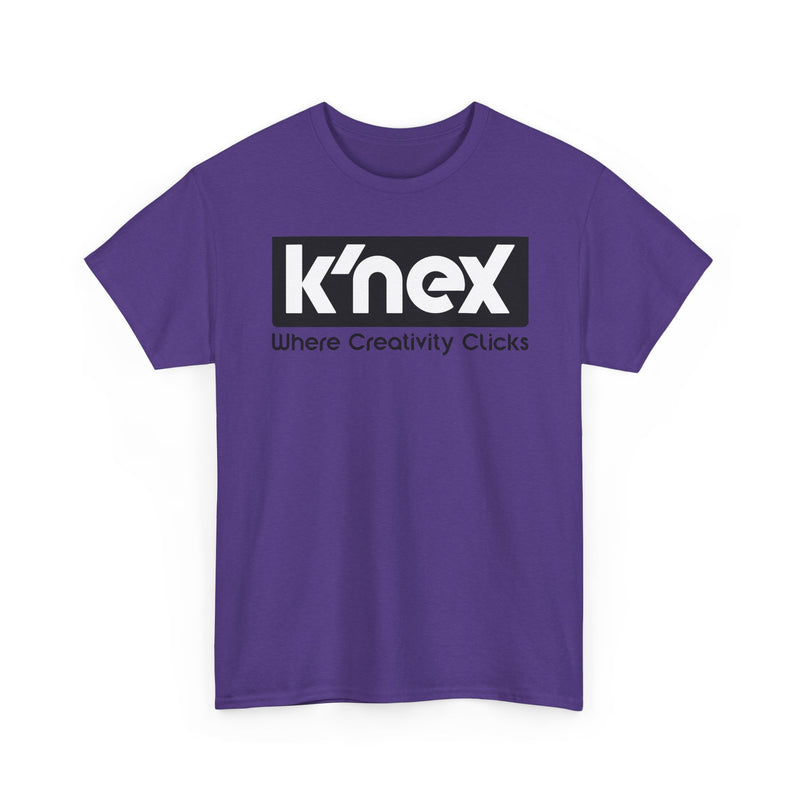 Load image into Gallery viewer, K&#39;NEX Defunct Building Toys T-Shirt Where Creativity Clicks Construction Set Tee
