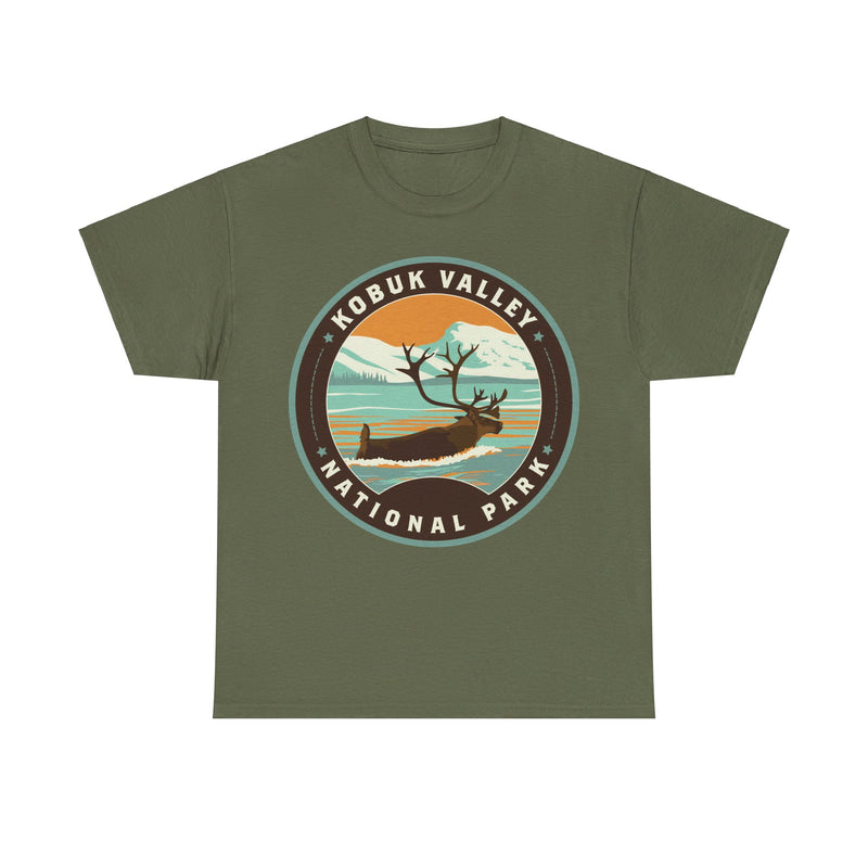 Load image into Gallery viewer, Kobuk Valley National Park Alaska Round Logo T-shirt
