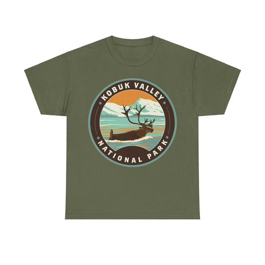 Kobuk Valley National Park Alaska Round Logo T-shirt