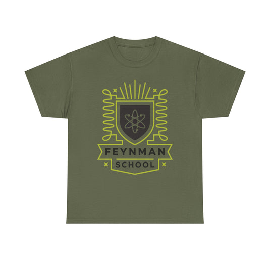 The Feynman School T-Shirt Defunct Bankrupt Logo Tee