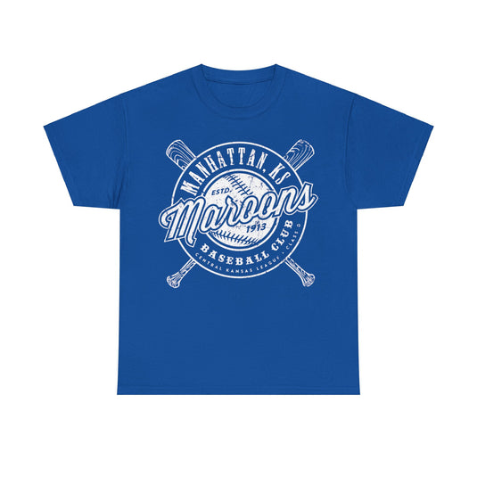 Manhattan Maroons Est 1913 New York Baseball T-shirt