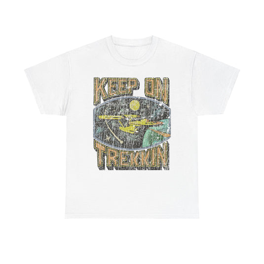 Keep on Trekkin Retro Nostalgic Star Trek T-shirt