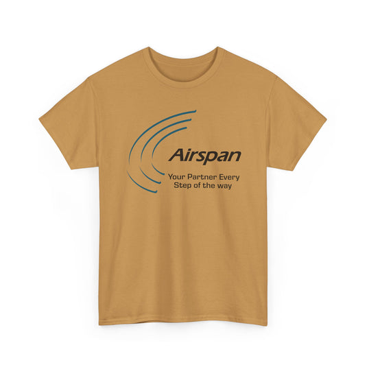 Airspan T-Shirt Defunct Telecom Company Logo Your Partner Every Step Tee