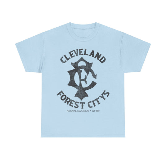 Cleveland Forest Citys Nostalgic Retro Baseball Team T-shirt