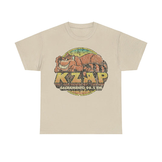 KZAP Sacramento 98.5 FM California Radio Station T-shirt