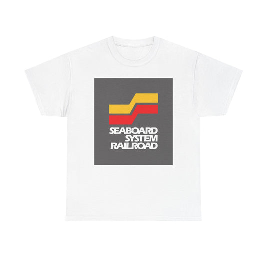 Seaboard System Railroad Logo Vintage Train Railway T-Shirt