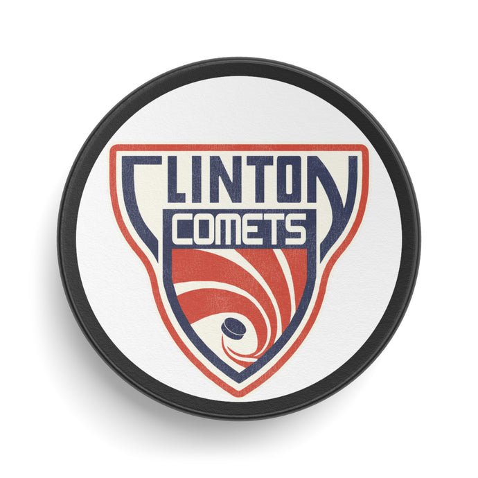 Clinton Comets New York Hockey Puck