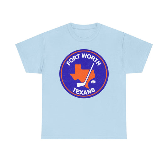 Fort Worth Texans Hockey 1981 Texas Nostalgic Logo T-shirt