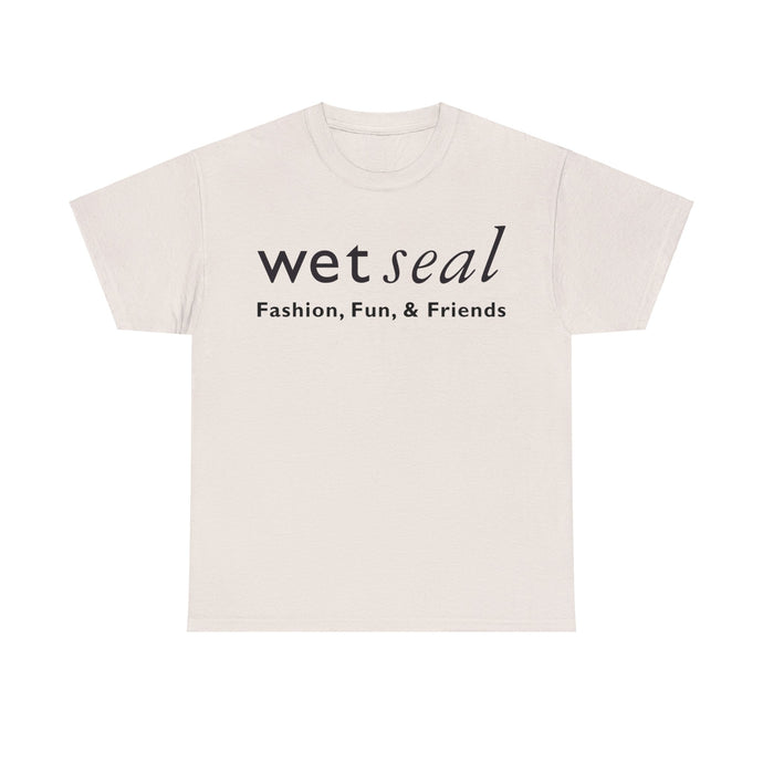 Wet Seal Retail Store Logo T-Shirt: “Fashion, Fun & Friends”