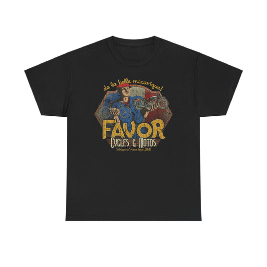 Favor Cycles Motos de la Belle Mcanique Bicycle T-shirt