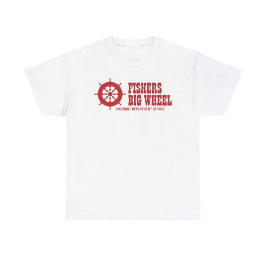 Fishers Big Wheel Discount Department Stores Ship Logo T-Shirt