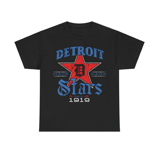 Detroit Stars Mack Park Baseball Team Nostalgic T-shirt