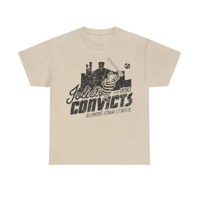 Load image into Gallery viewer, Joliet Convicts Est 1890 Illinois Baseball T-shirt
