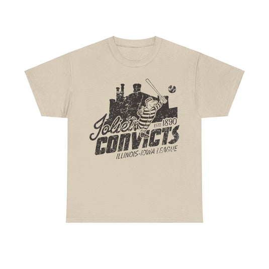 Joliet Convicts Est 1890 Illinois Baseball T-shirt