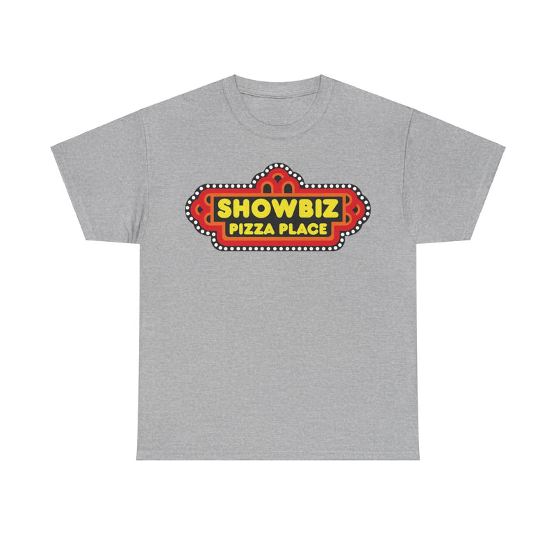 Load image into Gallery viewer, Showbiz Pizza Place Logo Restaurant T-shirt
