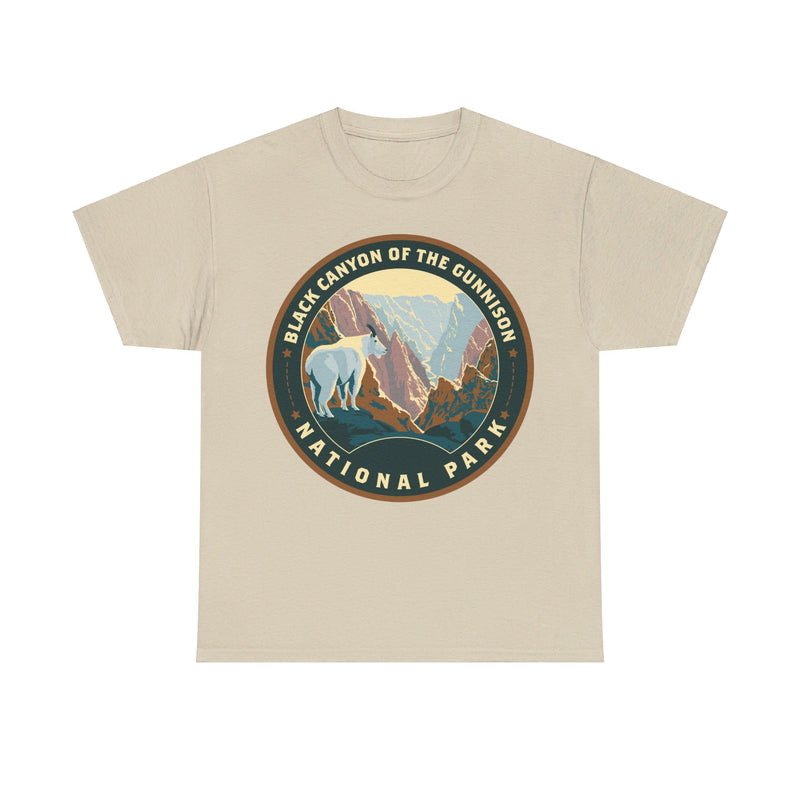 Load image into Gallery viewer, Black Canyon of the Gunnison National Park Colorado Round Logo T-shirt
