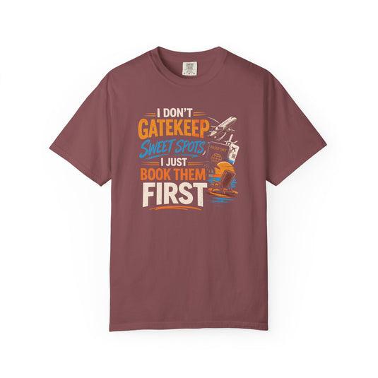 Gatekeep Travel Sweet Spots Credit Card Points Miles T-shirt