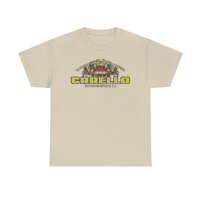 Carello High Performance Lighting 1912 Car T-shirt