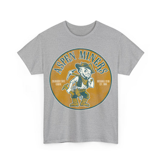 Aspen Miners Nostalgic Retro Baseball T-shirt