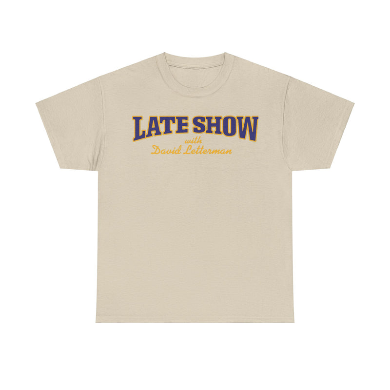 Load image into Gallery viewer, Late Show David Letterman TV Show Nostalgic T-shirt
