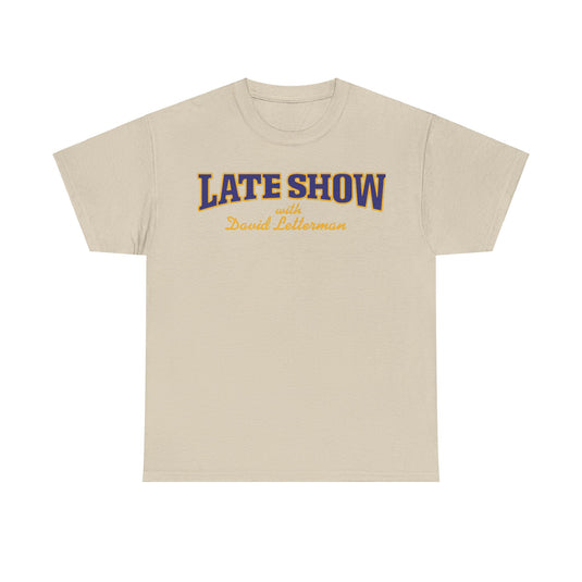 Late Show David Letterman TV Show Nostalgic T-shirt