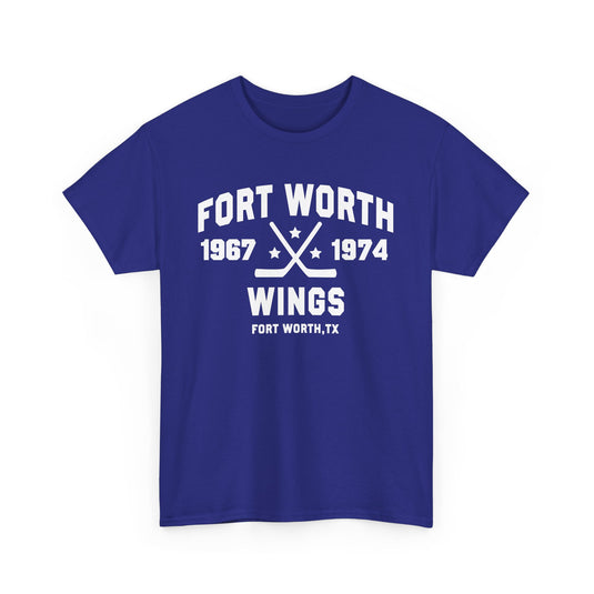 Fort Worth Wings Texas Central Hockey League 1967-1974 T-shirt