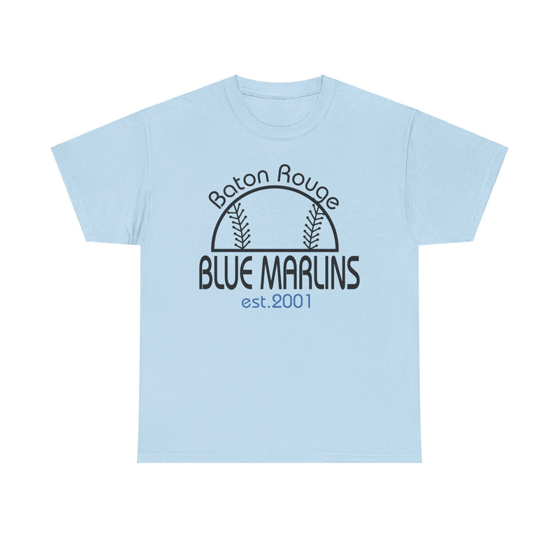 Load image into Gallery viewer, Baton Rouge Blue Marlins Louisiana Nostalgic Baseball 2001 T-shirt
