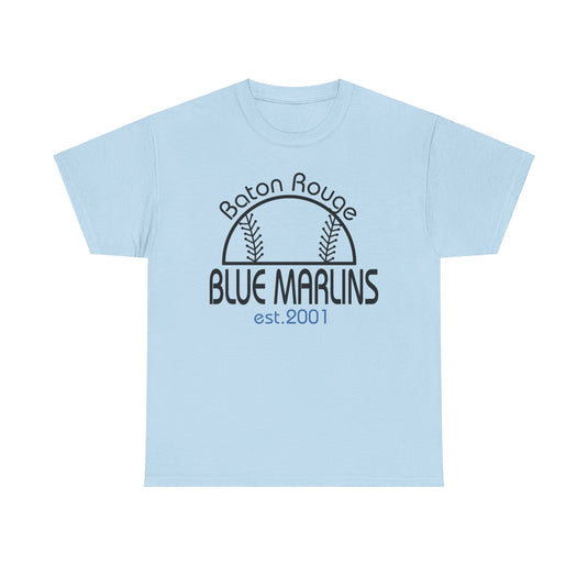 Baton Rouge Blue Marlins Louisiana Nostalgic Baseball 2001 T-shirt