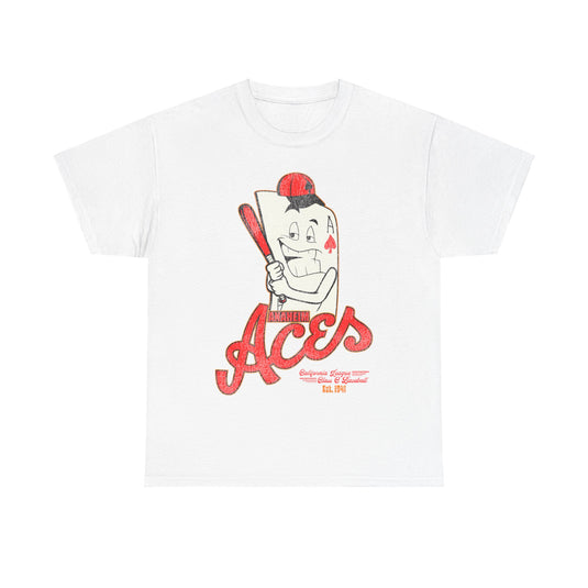 Anaheim Aces Nostalgic Retro Baseball T-shirt