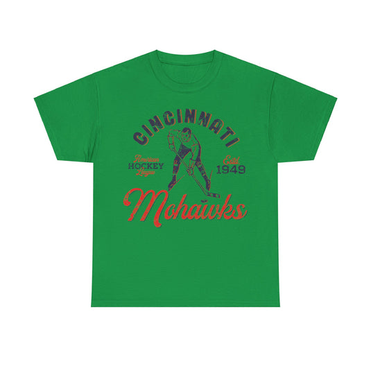 Cincinnati Mohawks Est 1949 Ohio Hockey Team T-shirt