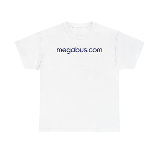 Megabus.com Defunct Bus Service T-Shirt Budget Travel Transportation Company Tee