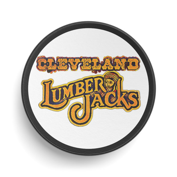 Cleveland Lumberjacks Ohio Hockey Puck