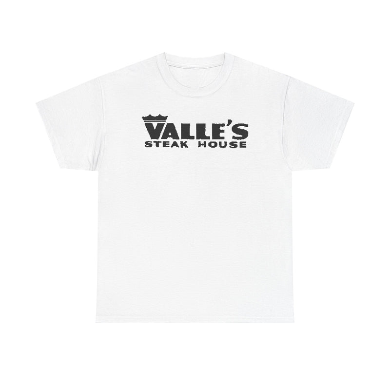 Load image into Gallery viewer, Valle's Steak House T-Shirt - Steakhouse Industry Defunct Logo Tee
