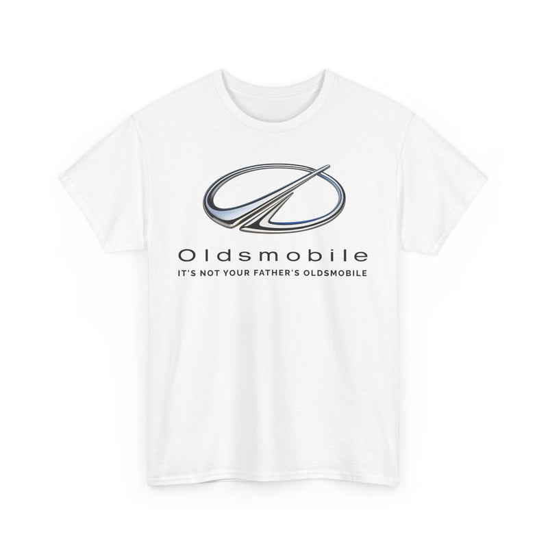 Load image into Gallery viewer, Oldsmobile It&#39;s Not Your Father&#39;s Oldsmobile Chrome Logo T-shirt
