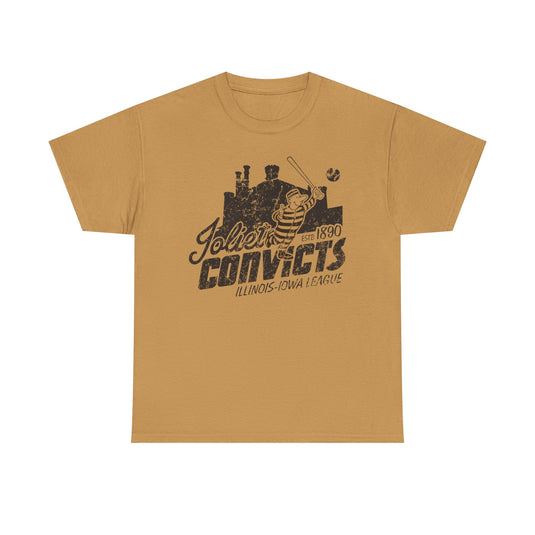 Joliet Convicts Est 1890 Illinois Baseball T-shirt