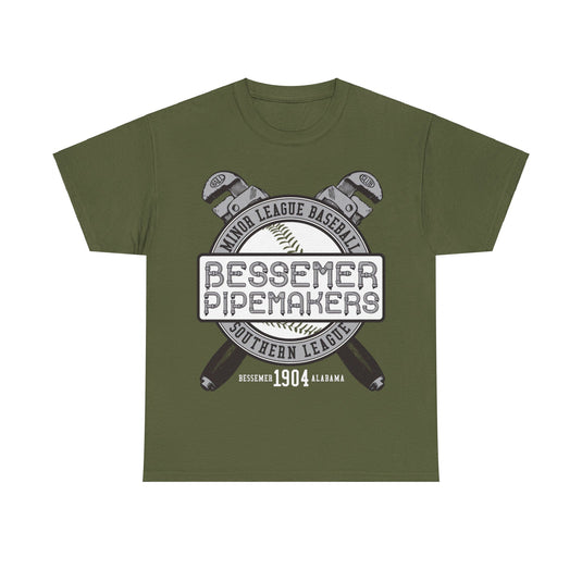 Bessemer Pipemakers Est 1904 Alabama Baseball T-shirt