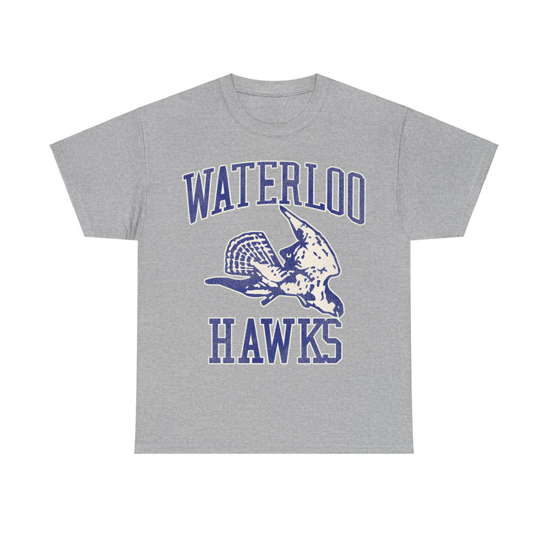 Load image into Gallery viewer, Waterloo Hawks Basketball Nostalgic Retro T-shirt
