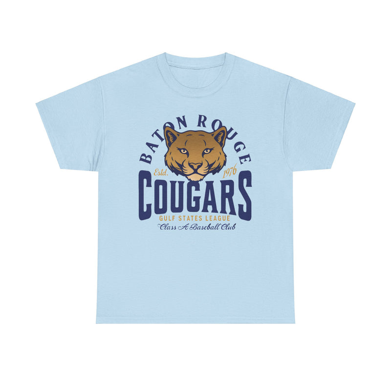 Load image into Gallery viewer, Baton Rouge Cougars Est 1976 Louisiana Baseball Team T-shirt
