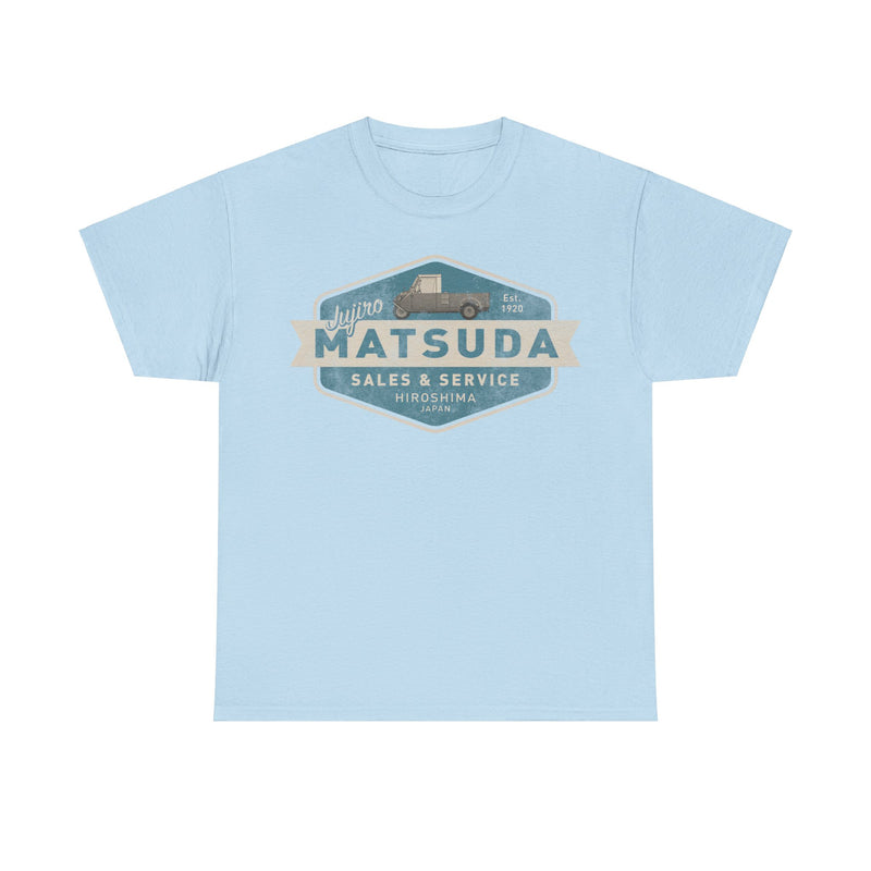 Load image into Gallery viewer, Jujiro Matsuda Est 1920 Mazda Hiroshima Japan Car T-shirt
