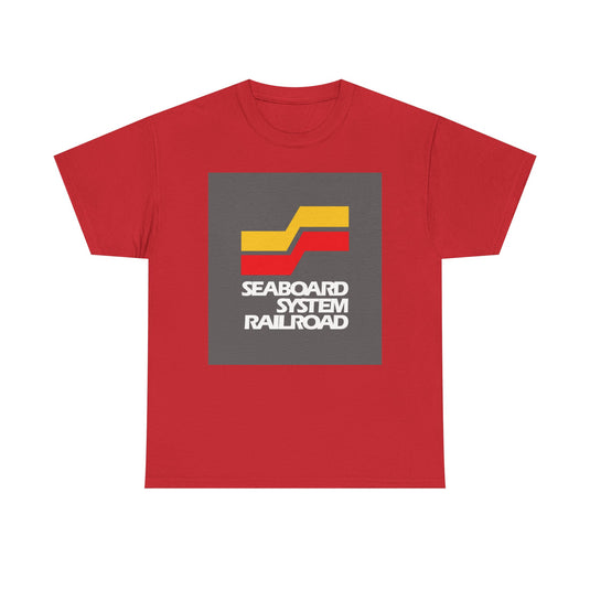 Seaboard System Railroad Logo Vintage Train Railway T-Shirt