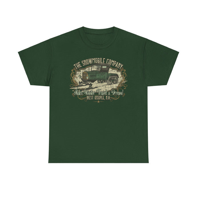 The Snowmobile Company 1922 West Ossipee New Hampshire Car Snow Logo T-shirt