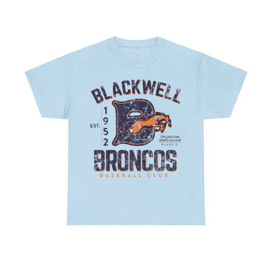 Blackwell Broncos Est 1952 Oklahoma Baseball T-shirt