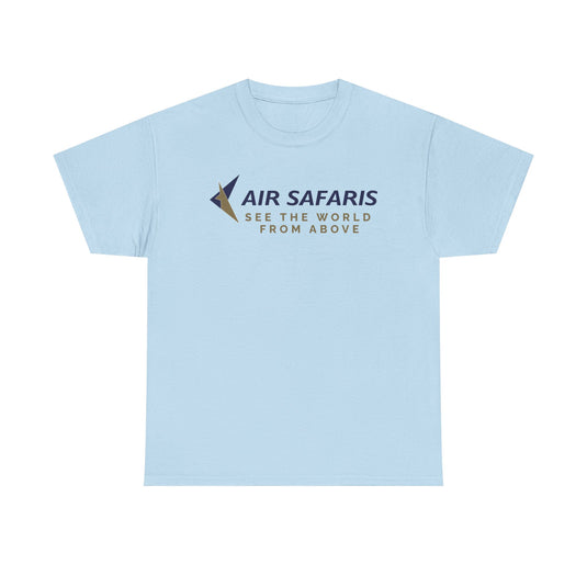 Air Safaris See the World From Above Vintage Airline Logo Aviation T-shirt