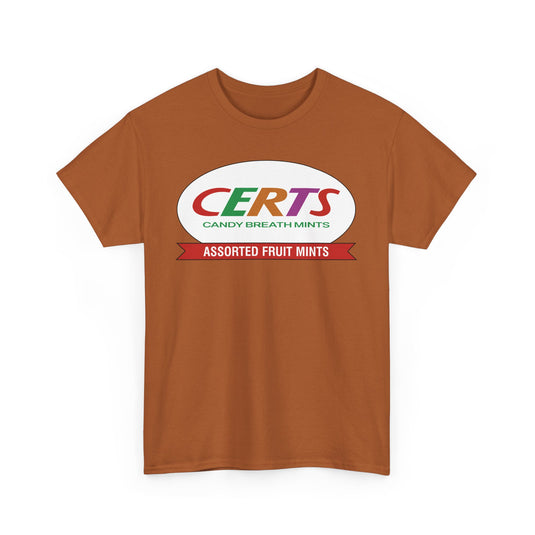 Certs Candy Breath Mints Assorted Fruit Brand T-Shirt