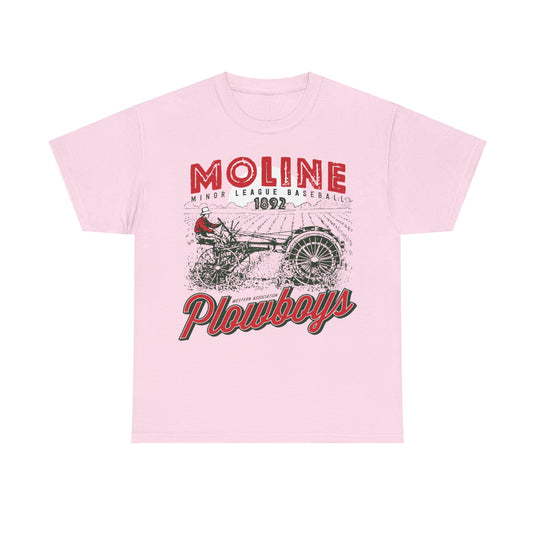 Moline Plowboys Est 1892 Illinois Baseball T-shirt