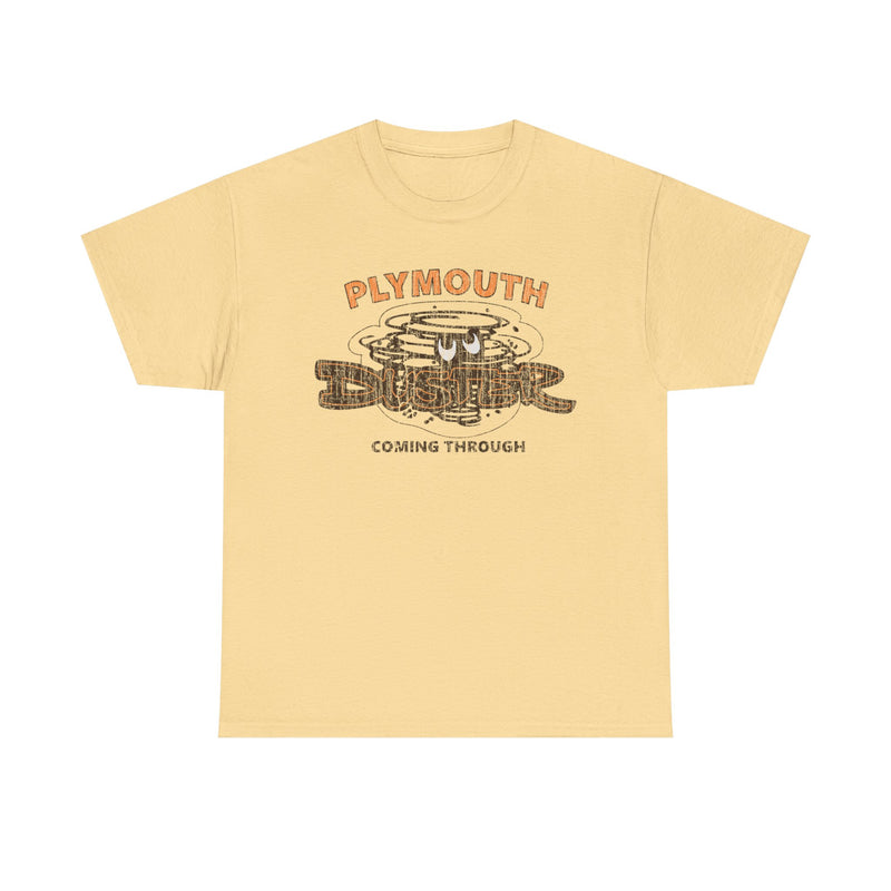 Load image into Gallery viewer, Plymouth Duster Coming Through Car T-shirt

